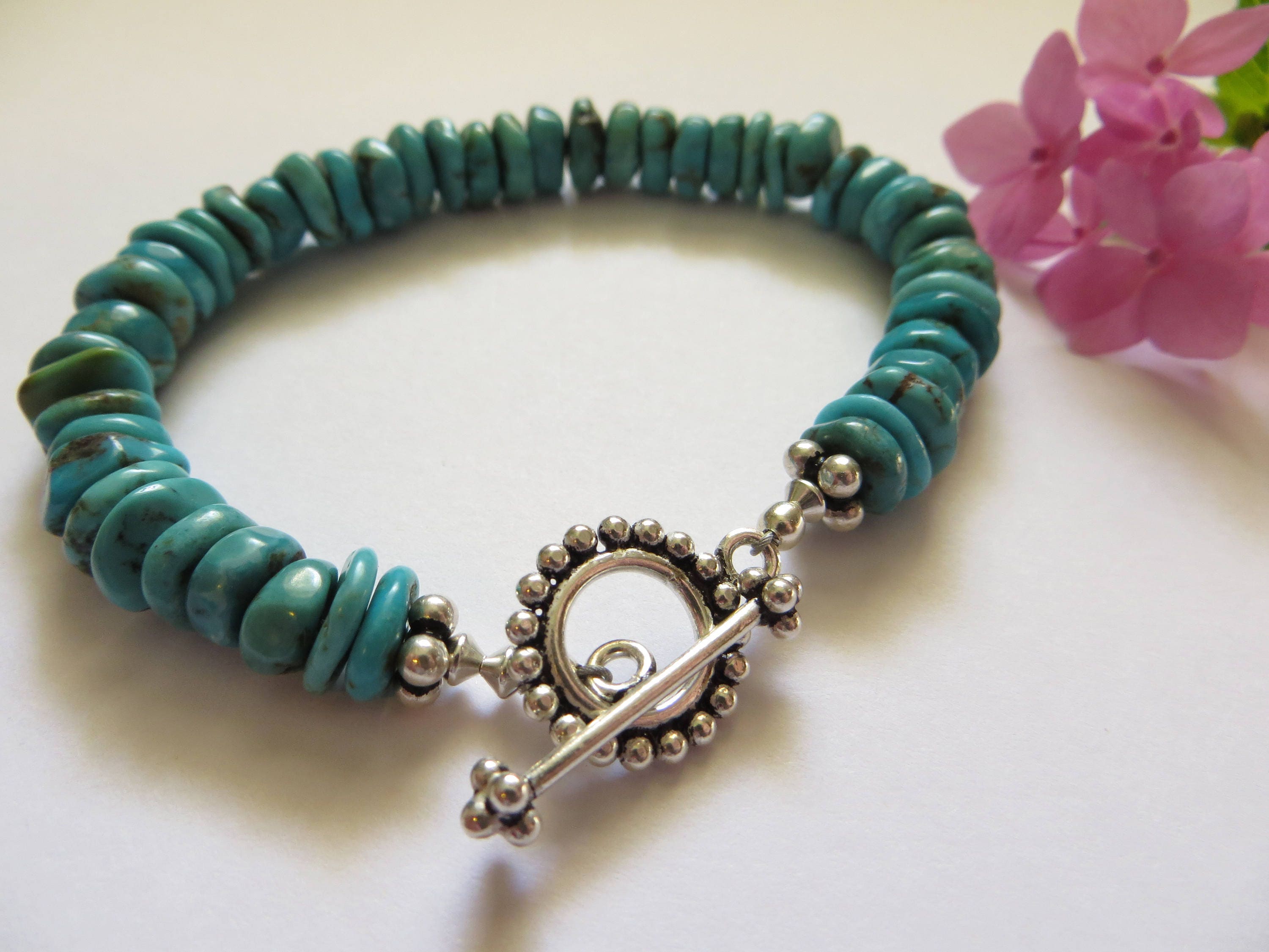 Turquoise Bracelet Southwest Turquoise Bracelet Sterling | Etsy