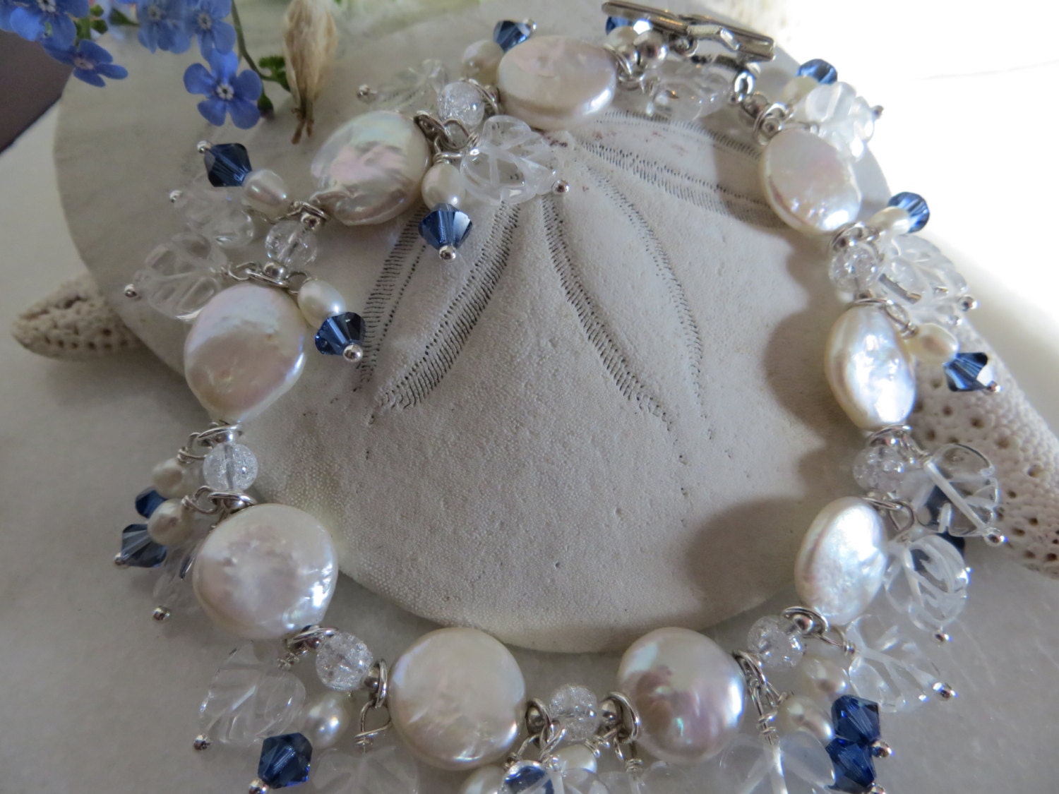 Angela's Christmas Bracelet Hand Carved Crystal Quartz | Etsy