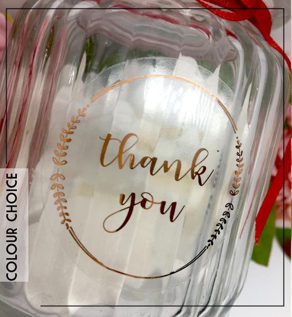 Throw Me Shout HOORAY stickers /& Glassine cello bag foil rose gold,wedding
