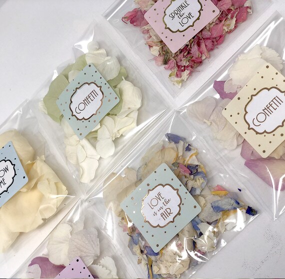 Throw Me Shout HOORAY stickers /& Glassine cello bag foil rose gold,wedding