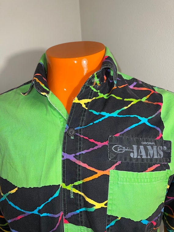 vintage original JAMS original surfline button up… - image 3