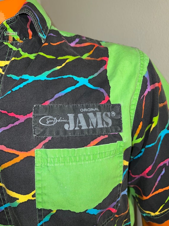 vintage original JAMS original surfline button up… - image 2