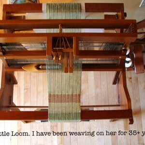 LONG, Check Pattern, Handwoven Table Runner, Upcyled Wool, Farmhouse Decor, Scandinavian, Rep Weave, 12 X 70 image 10