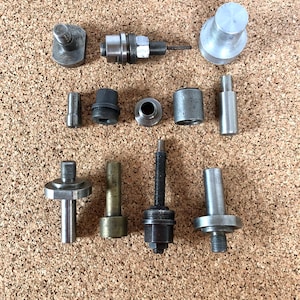 Machinist, Vintage Tool Lot of 12, Metal Lathe Parts, Gift for Maker, Crafter, or Dad!