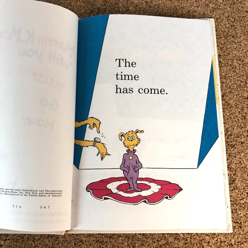 Children's Book, Marvin K Mooney, Will You Please Go Now, Dr Seuss ...