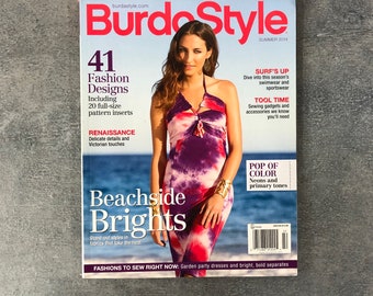 Burda Style, Summer 2014, US Edition, Sewing Magazine.  Includes  UnCut Pattern Inserts.  Coats, Dresses & Accessories.  Classic Fashion