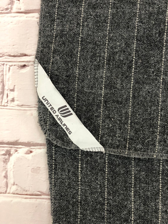 Vintage Blanket United Airlines Collectible Small Blanket Etsy