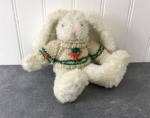 old stuffed bunny