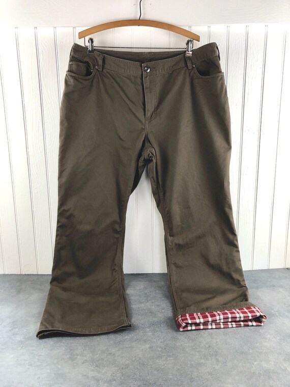 Duluth Trading Vintage Flannel Lined 