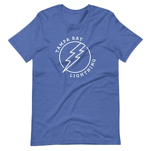 Blaue Tampa Bay Lightning Bolt Shirt
