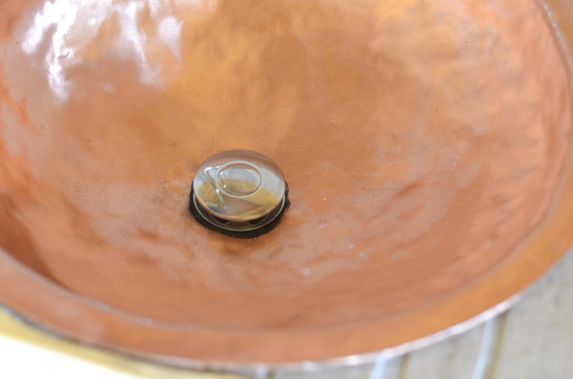 Fregadero de cobre forjado a mano fregadero martillado hecho | Etsy