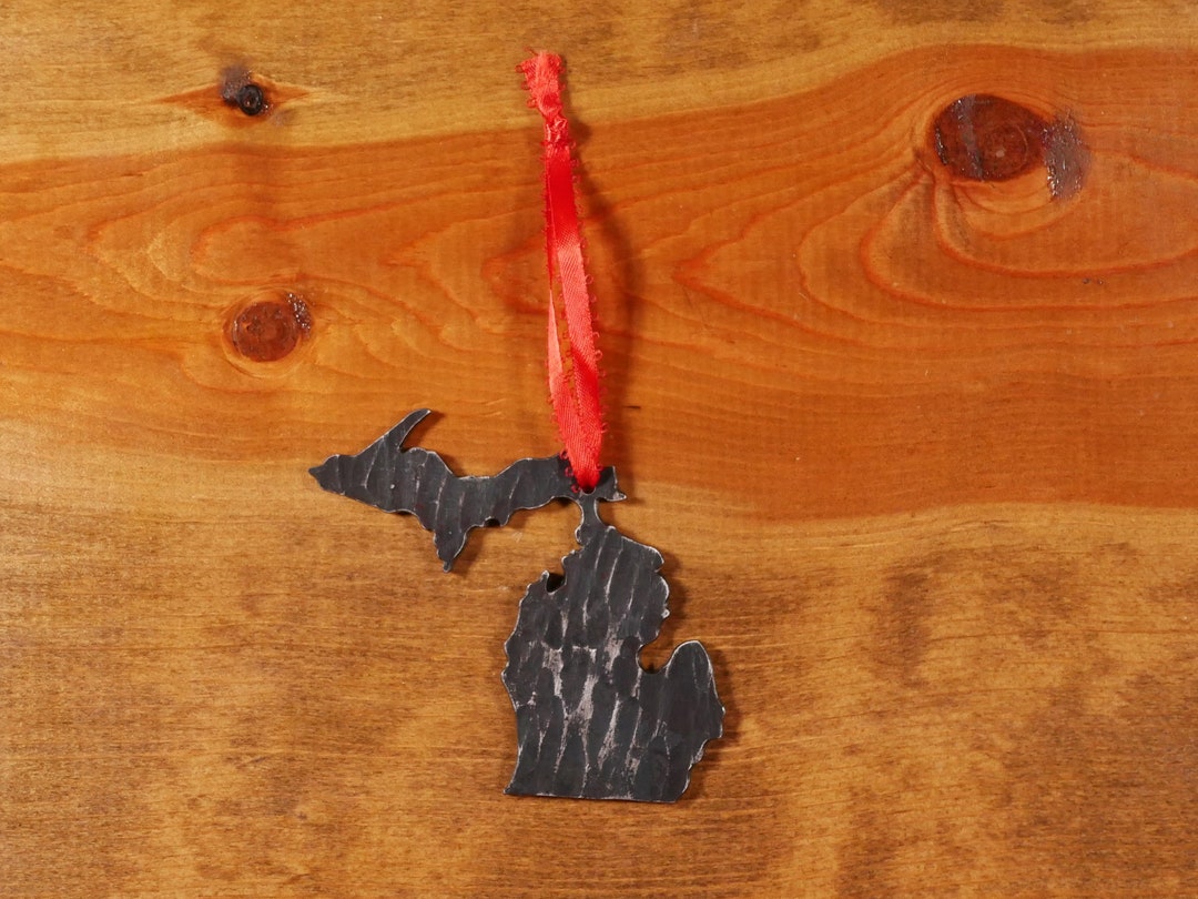 Hand Michigan Ornament Michigan Decor Michigan Gifts Michigan