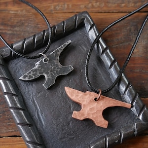 Hammered Anvil Necklace for Blacksmiths* Hammered Anvil Pendant * Blacksmith Necklace * Gift for Blacksmiths