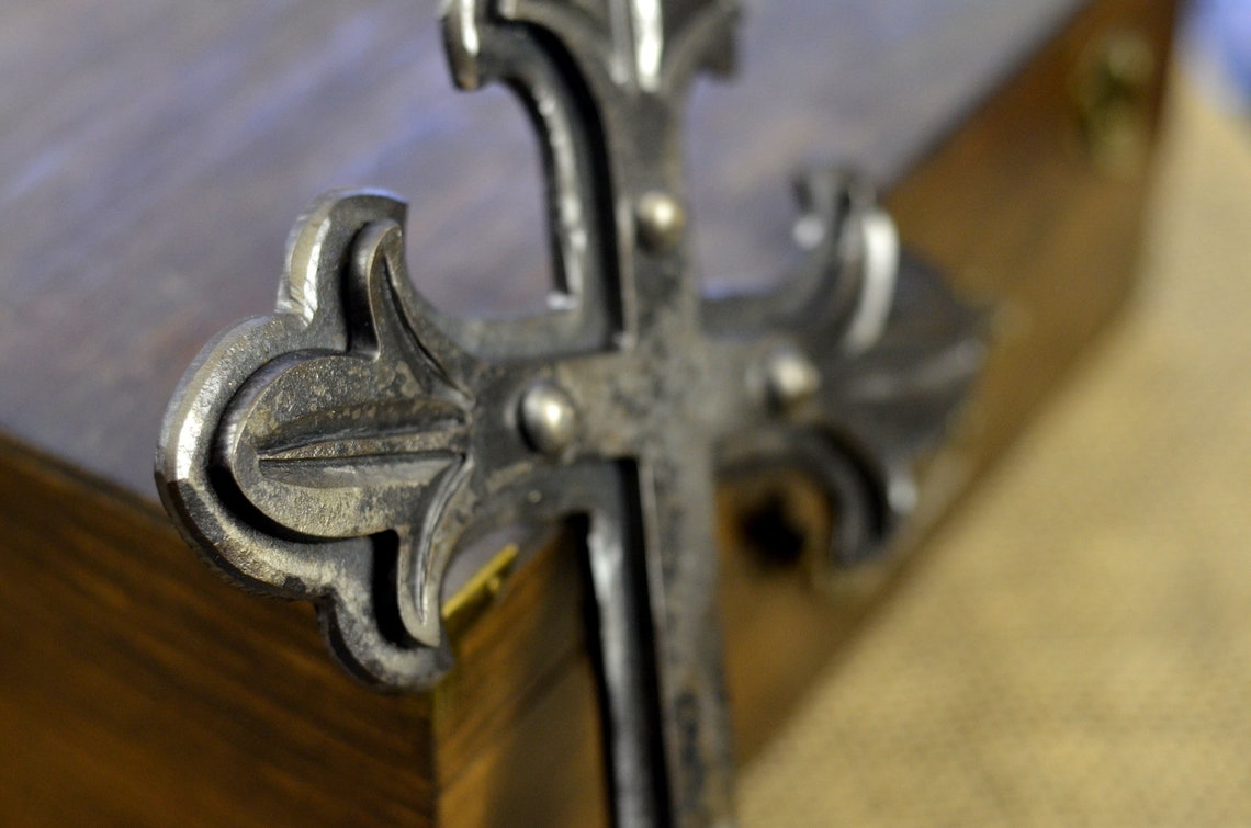 Metal Cross Wall Art // Cross Wall Decor // Iron Cross Wall Etsy