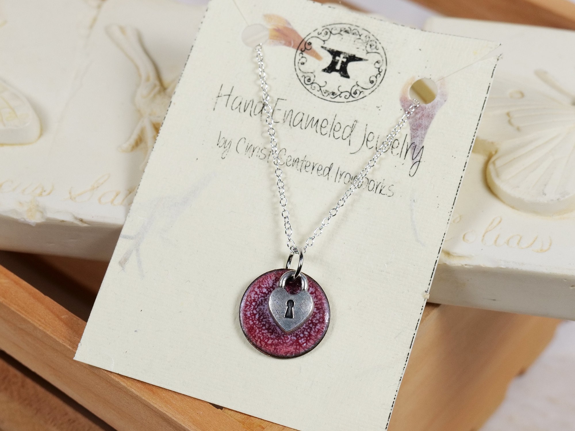 My Heart Lock Necklace Love Necklace Anniversary Gift for 