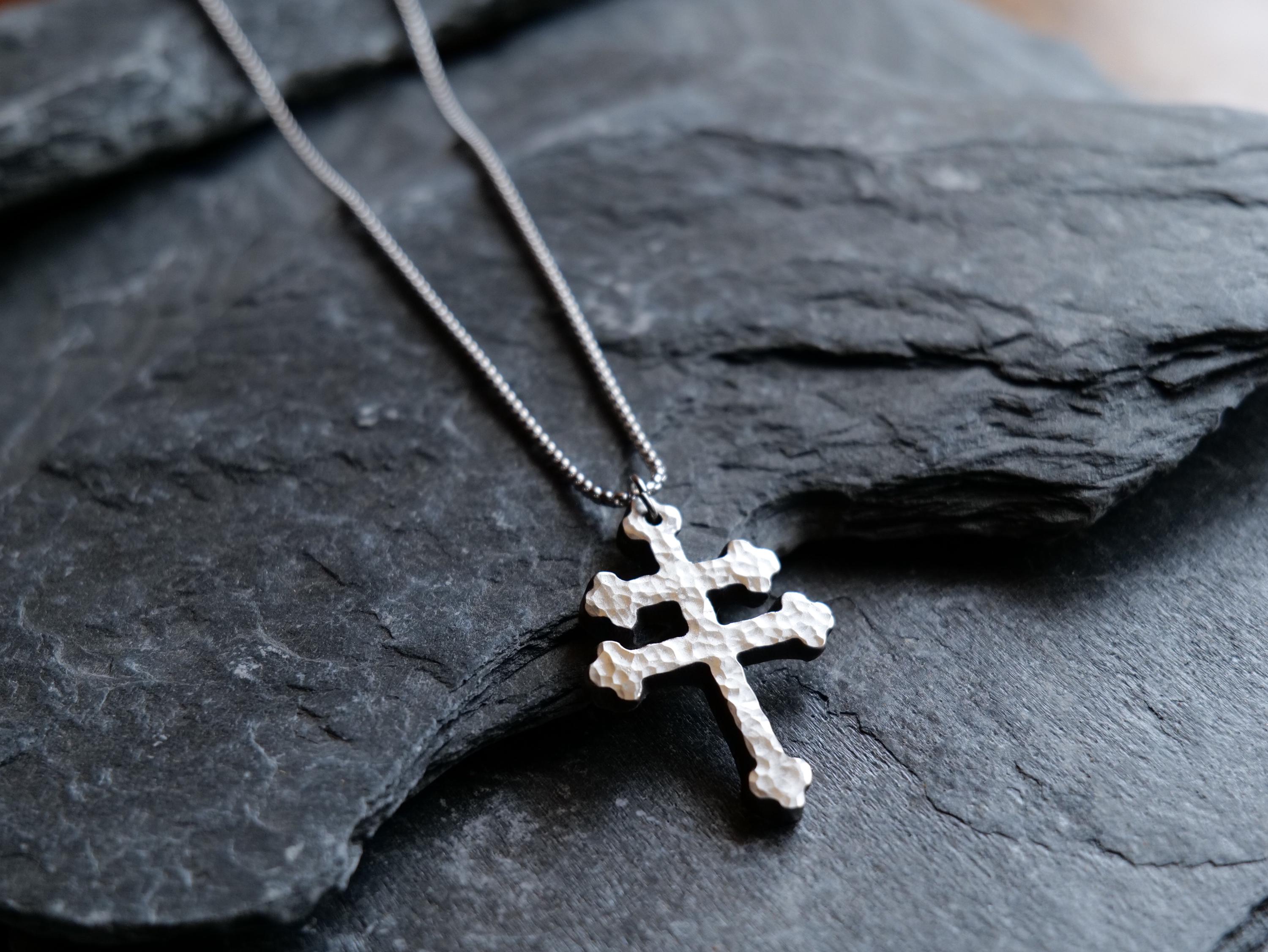 Cross of lorraine pendant - Etsy 日本
