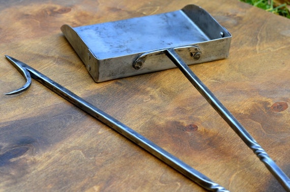 Fire Poker And Fireplace Shovel Set Fireplace Tools Fire Etsy