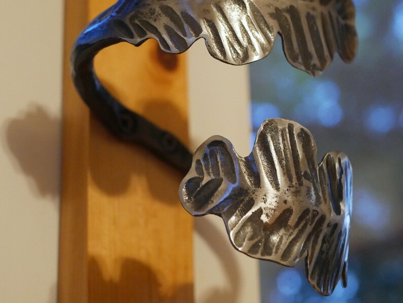 Oak Leaf Curtain Tie Backs Log Cabin Decor Curtain Etsy