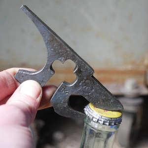 Hand Forged Bottle Opener * Anvil Bottle Opener * Christian Gift * Gift for Him * Cross Bottle Opener * Blacksmith Gift * Hand Forged Gift