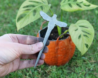 Paletto da giardino per api * Decorazione per fioriera in metallo * Decorazioni per piante da interno * Decorazioni per pali da esterno * Accessori per giardini fatati * Regalo per apicoltori