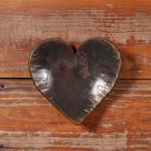 Metal Heart Bowl * Hammered  Metal Bowl * Steel Anniversary Gift * 11 Year Anniversary Gift for Men * 11 Anniversary Gift For Women * Forged