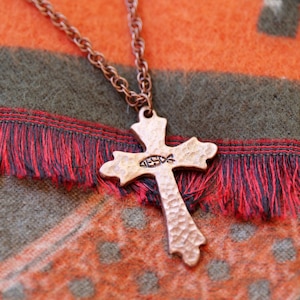 Jesus Fish Jewelry * Ichthys Pendant *  Jesus Fish Necklace * Ichthys Necklace * Christian Jewelry for Men for Women