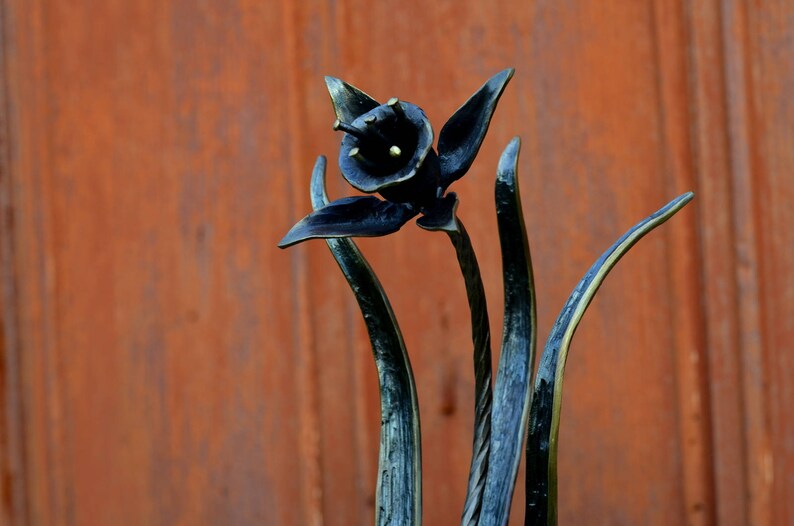 11 Daffodil Art Sculpture Steel in Whimsical Design Metal | Etsy