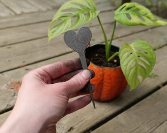 Decorazione per fioriera in metallo a forma di cuore * Paletto da giardino * Decorazioni per piante da interno * Decorazioni per pali da esterno * Accessori per giardini fatati * Pianta