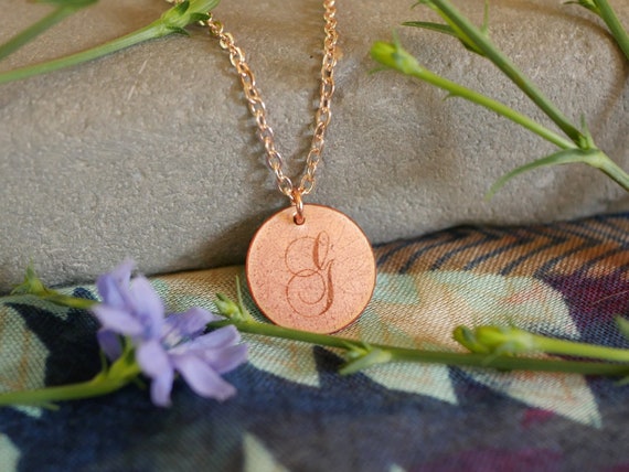 Wiley Initial Necklace – Our Spare Change