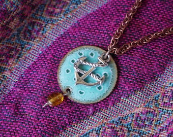 Nautical Necklace * Anchor Jewelry for Women * Nautical Pendant * Anchor Charm * Anchor Necklace *Nautical Jewelry* Anchor Pendant *