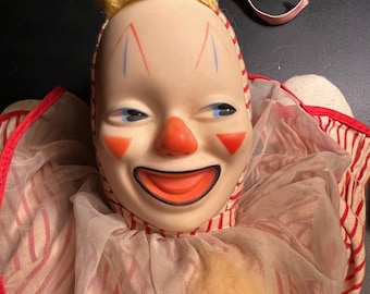 Vintage Gund Clown @13" tall