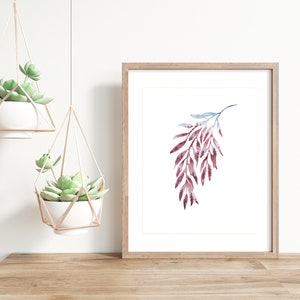 Willow Branch Watercolor Print | Fine Art Giclee Print