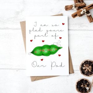 Erbsen in einer Schote Polyamorie Printable | Valentinskarte Digital Download