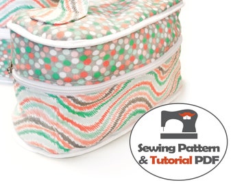 Cosmetic Bag - Instant Download Sewing Pattern & Instructions