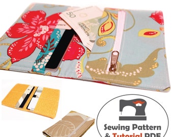 Passport Wallet - Instant Download Sewing Pattern & Tutorial