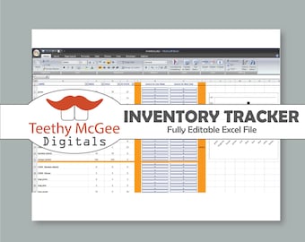 Inventory Tracker - Instant Download Editable Business Tool