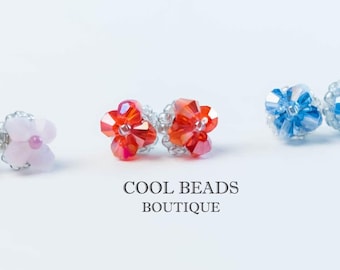 Cool Beads Boutique - Cute Swarovski Stud Earrings (Multiple Colors)