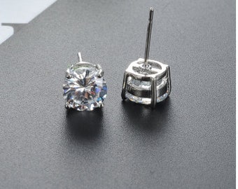 Beautiful 925 Sterling Silver Cubic Zirconia Earings Perfect gift for that someone special who is hard to shop for