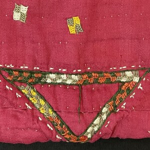 Antike turkmenische Seidenstickerei & Geldtasche - kostenloser Versand.