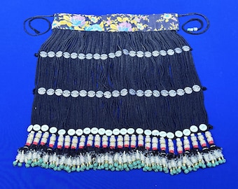 Central - Asian Uzbekistan Beaded Hair Decoration - Shipping İncluded. (16'' x 15.5'')İnc.