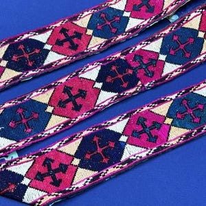 Ethnic Uzbekistan Silk Embroidered Woman&#39;s Belt - Shipping İncluded. (46.5&#39;&#39; x 3&#39;&#39;) İnc.