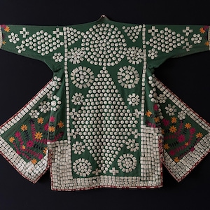 Traditional Afghanistan Hand Embroidered Ceremonial Chapan & Coat - Shipping İncluded.
