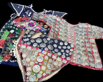 Nomadic Traditional Group of Ceremonial Child Shirts - Shipping İncluded.