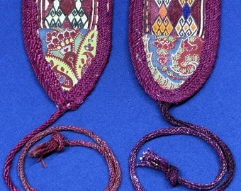 Uzbekistan Very Fine Silk Embroidered Headband - Shipping İncluded. (23.5'' x 2'') İnc.