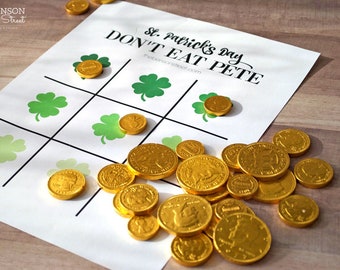 St. Patrick's Day Don't Eat Pete/Printable St. Patrick's Day Games/St. Patty's Games/Printable Games for kids/Printable Holiday Games
