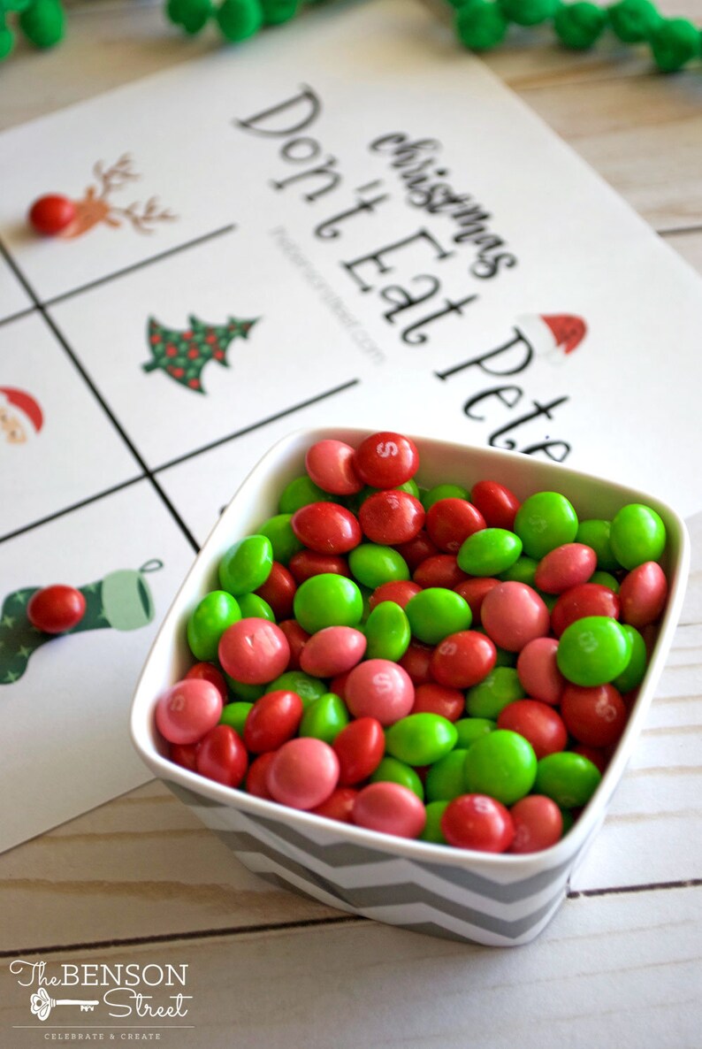 Christmas Don't Eat Pete / Printable Christmas Games / Printable ...