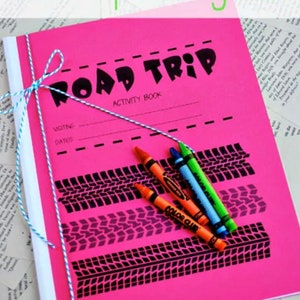 Printable Road Trip Activities Book. Road Trip Games. Road Trip Book. Printable games. Printables for traveling. Printable travel book kids. image 1