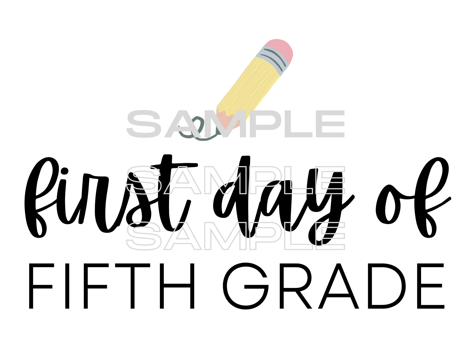 First Day of School Printable Sign INSTANT DOWNLOAD First Day of School Sign First Day of School