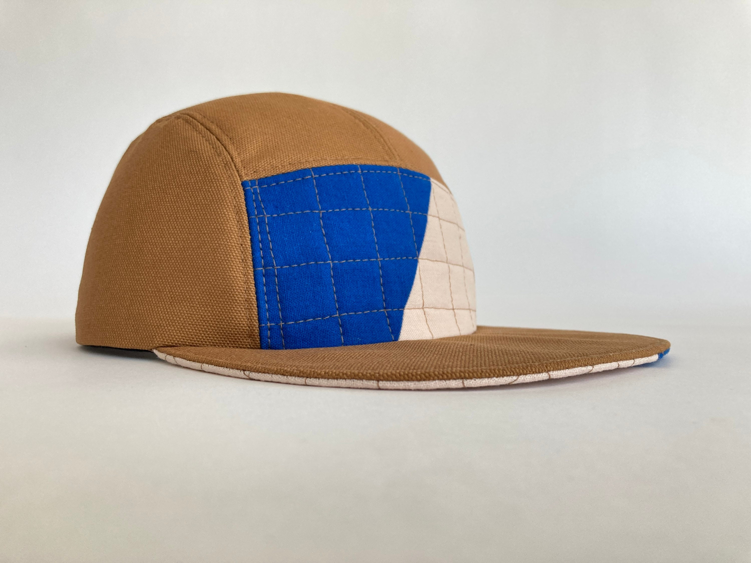 Quilted Five Panel Camp Hat 50/50 