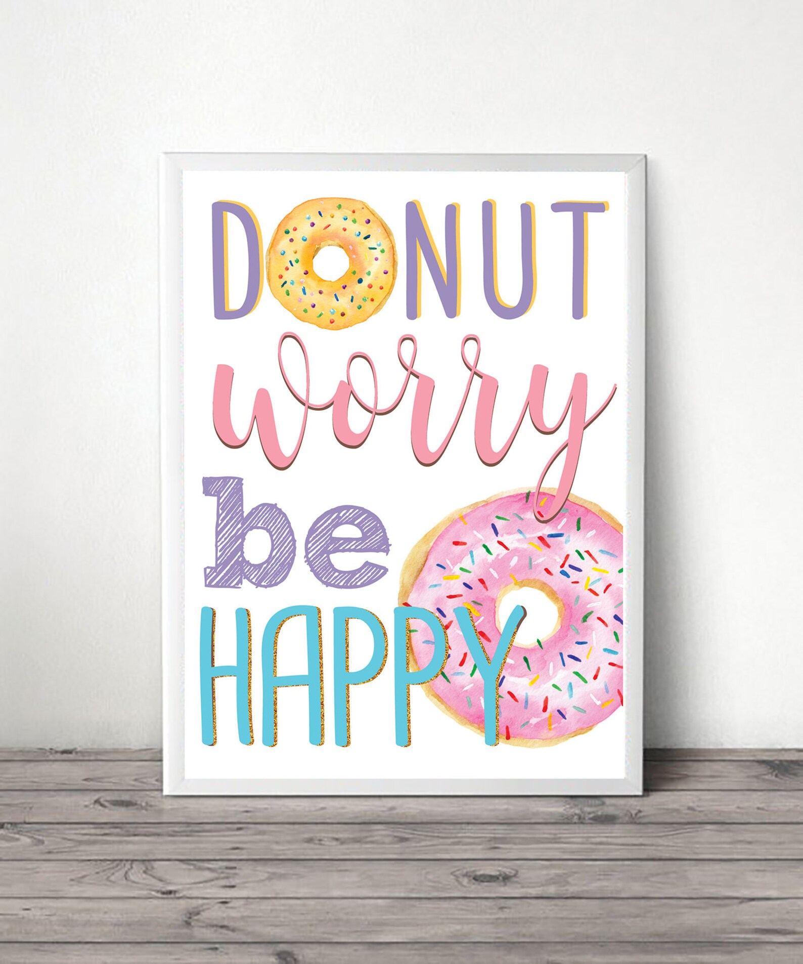 Donut Party Signs. 10x8 5x7 Digital Bundle. Printable Donut - Etsy